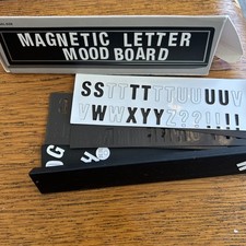 Magnetic Letter Mood Board