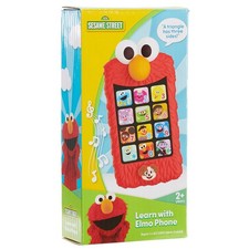 Sesame Street Learn With Elmo Phone Medium Pretend Play Phone Kids Toy Ages 2+