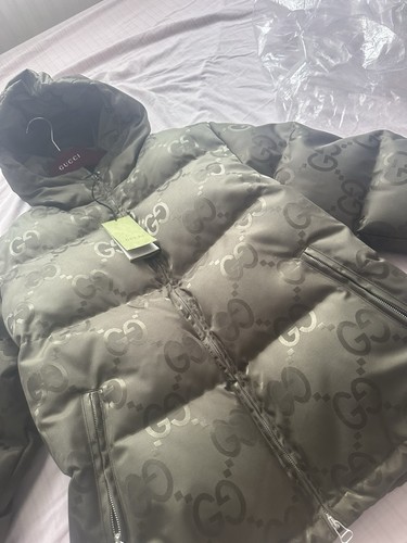 Gucci green nylon puffer - gucci,
