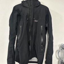 Rab Mens Black Zip Front
