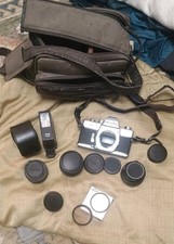 Vintage Minolta SRT 101 Film Camera with 2 Lenses , Bag & Few More Accessories 