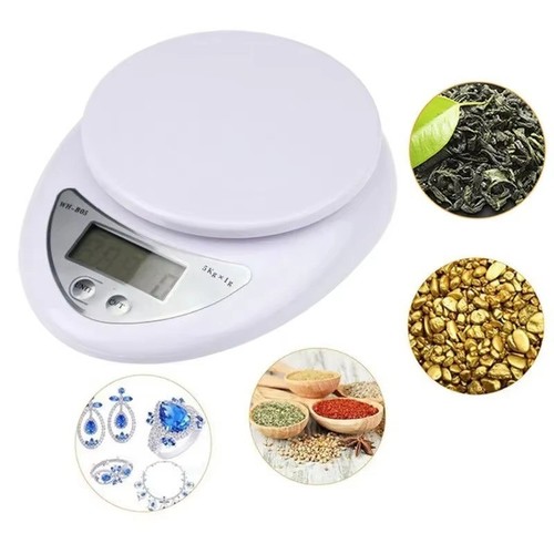Digital food scale 5kg x1g - food,