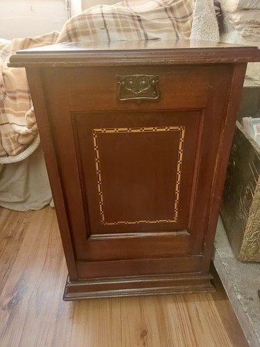 Edwardian mahogany coal