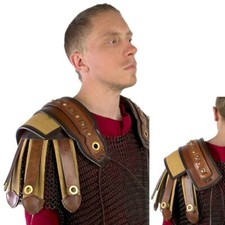 Leather Roman Shoulder Armour