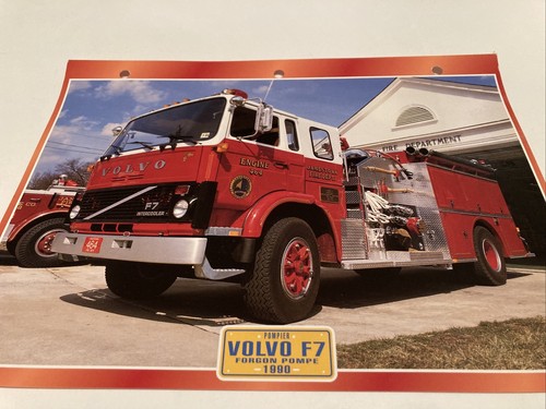 Volvo fire truck - volvo, 1990