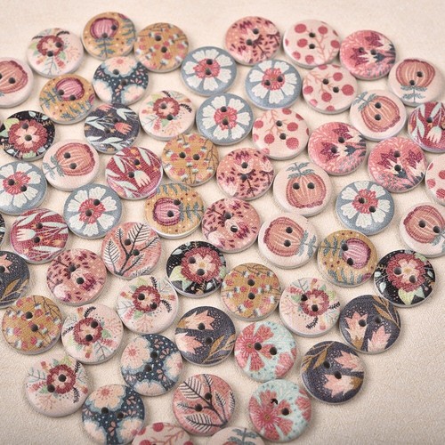 15mm size flower floral - 15mm,