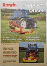 Teagle Topper 8 Offset Single Sheet Brochure, c 1980's