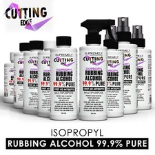 IPA Isopropyl Alcohol Pure Rubbing Alcohol Antiseptic Disinfectant 99.9% PURITY 