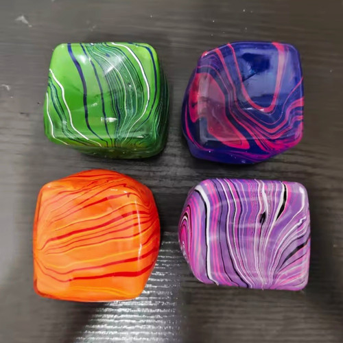Marbled squishy foam squeeze - squishy,