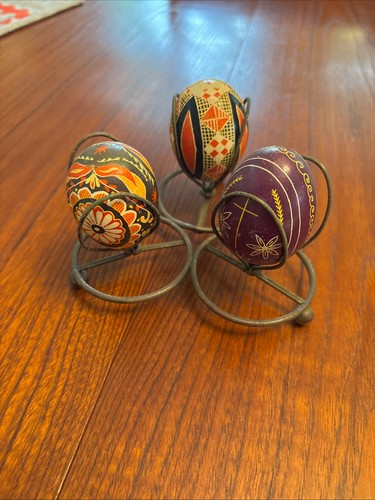 Ukrainian eggs and stand - eggs,