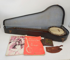 Antique english zither banjo - zither,