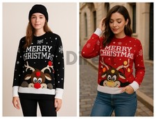 Ladies Merry Christmas Rudolph