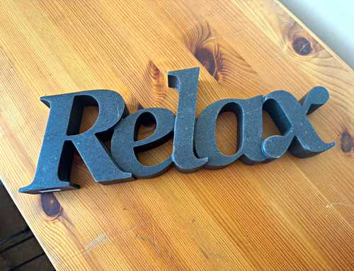 Grey painted wooden - wooden, relax