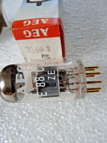 Aeg mullard e88cc gold pins - mullard,