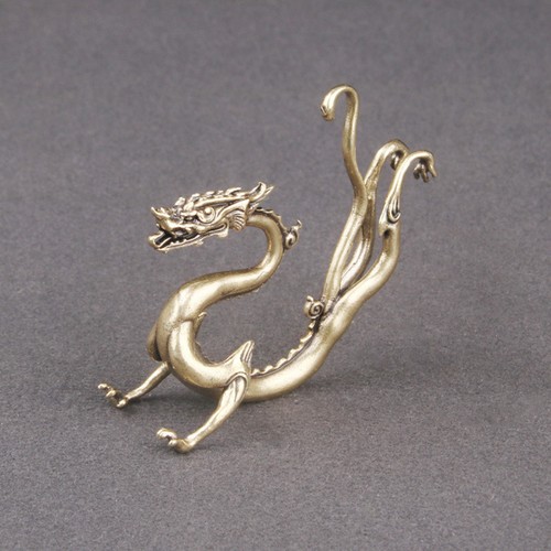 Chinese dragon statue desk - statue,