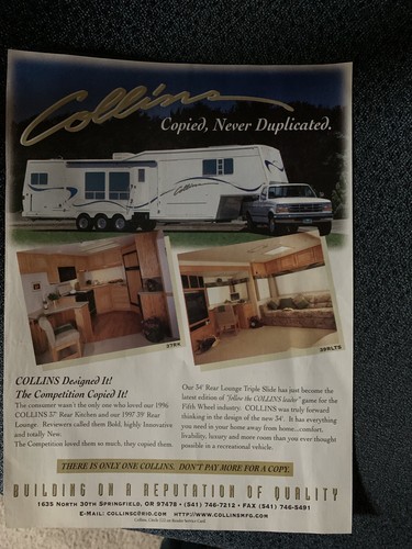 1997 collins fifth wheel - collins,