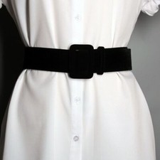 Ladies High Waist Velvet Wide