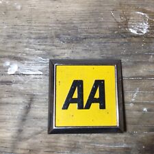 Original Square Metal AA Badge