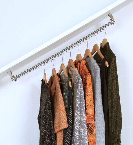 Sloped ceiling clothes - ceiling,