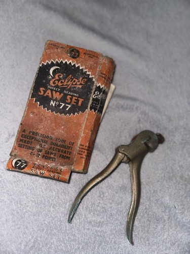 Vintage saw set - set, no77