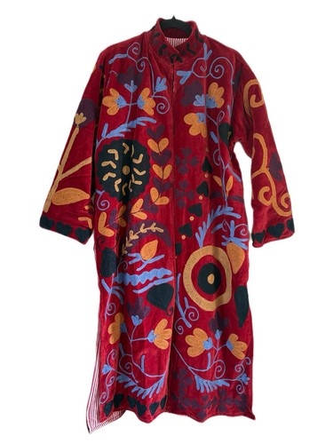 Handmade velvet long jacket - handmade,