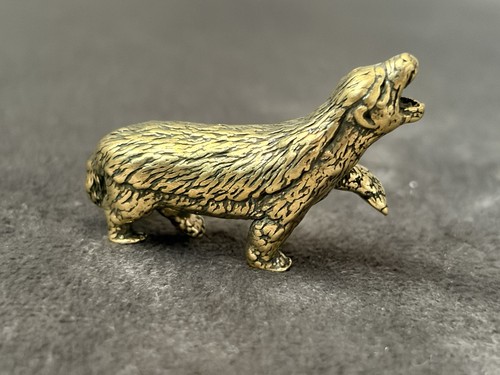 Solid brass honey badger - solid,