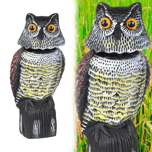 Realistic owl decoy garden - realistic,