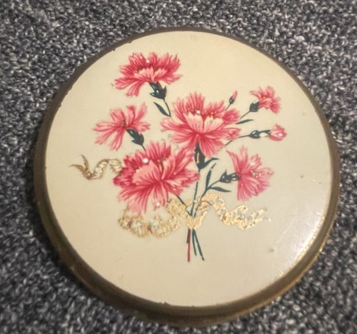 Vintage enamel powder compact - vintage,