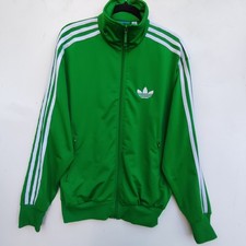 Adidas Originals Green Firebird Tracksuit Top Jacket | Men's Small