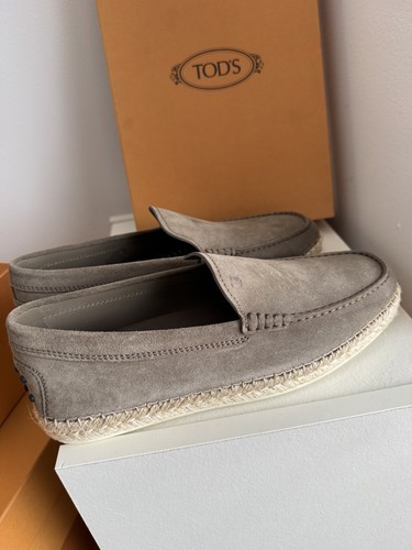 Tod espadrille suede loafers - espadrille,