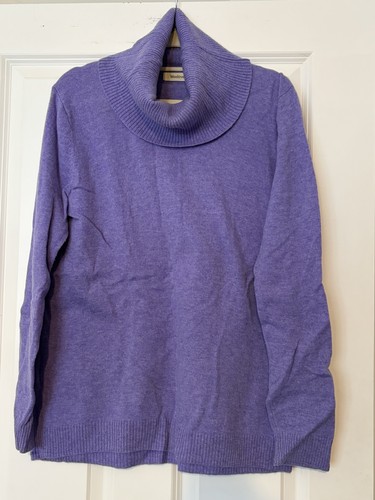 Deep lilac cowl - neck, cashmere