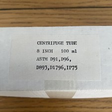 Oil Test Centrifuge Glass Tubes - ASTM 100ml