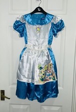 RARE ALICE IN WONDERLAND Costume Kids 5-7 Yrs Fancy Dress Disney Woolworths