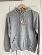 Vintage 80s/90s Fat Willy’s Surf shack Grey Hooded Sweatshirt XS Unisex