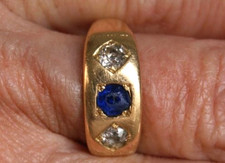 FINE ANTIQUE 18CT  GOLD THREE