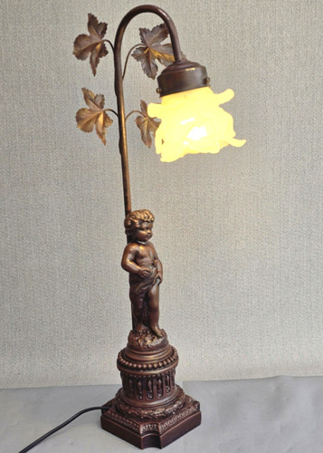 Vintage cherub putti table - cherub,