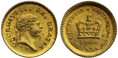 George iii 1809 third - 1809, third-guinea