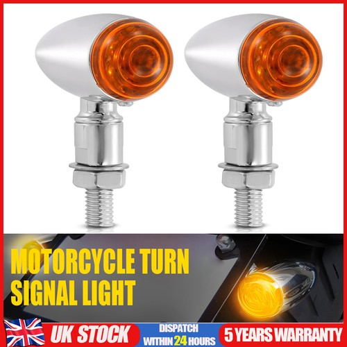 Chrome bullet motorcycle turn - bullet,