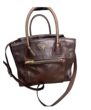 Prada saffiano Dark brown