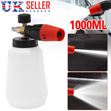 1/4 Quick Release Snow-Foam Lance Pressure Washer Gun Soap Cannon Bottle 1L