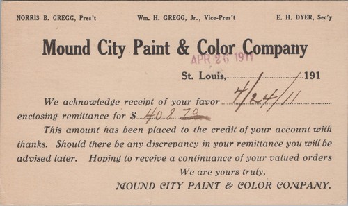 1911 mound city paint - mound,