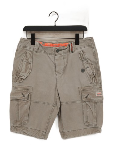 Superdry men shorts - shorts, tan