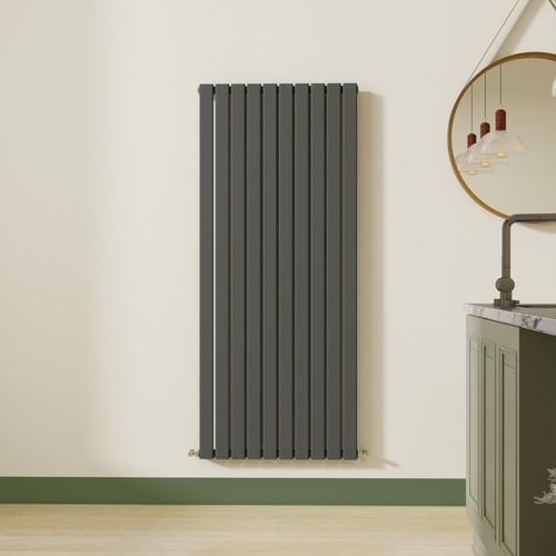 Flat panel radiator - radiator, vertical