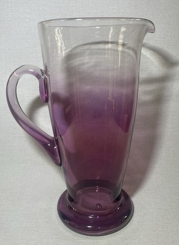Victorian amethyst glass jug - victorian,