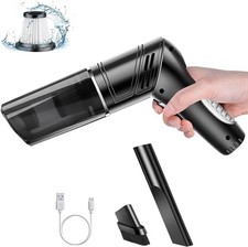 Lyyxll Handheld Vacuum 120W Powerful Car Vacuum Cleaner Black