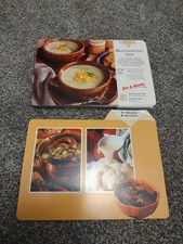 Vintage RECIPE Cards Delicious Meals Made Easy Group #3 Soups & Sauces 1-35