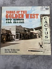 Tex Ritter Songs of the Golden West Vinyl