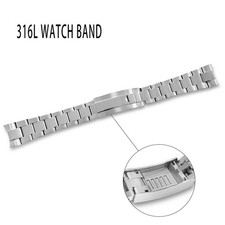 316L Steel Watch Strap 20mm