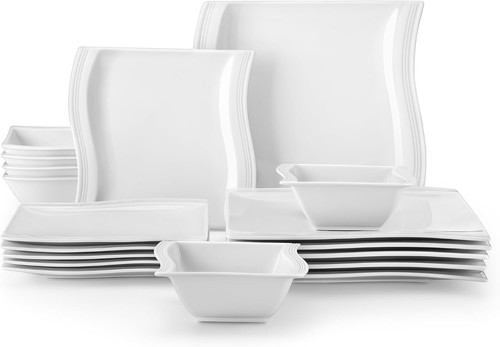 Malacasa square plates and - square,