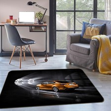 Orange car a223 - 3d,